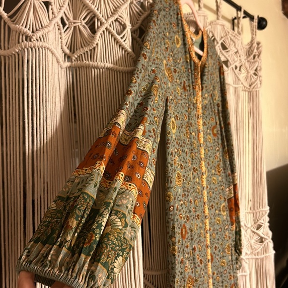 NWT Spell Lady Untamed Button Through Midi in Matcha size small - Picture 11 of 16